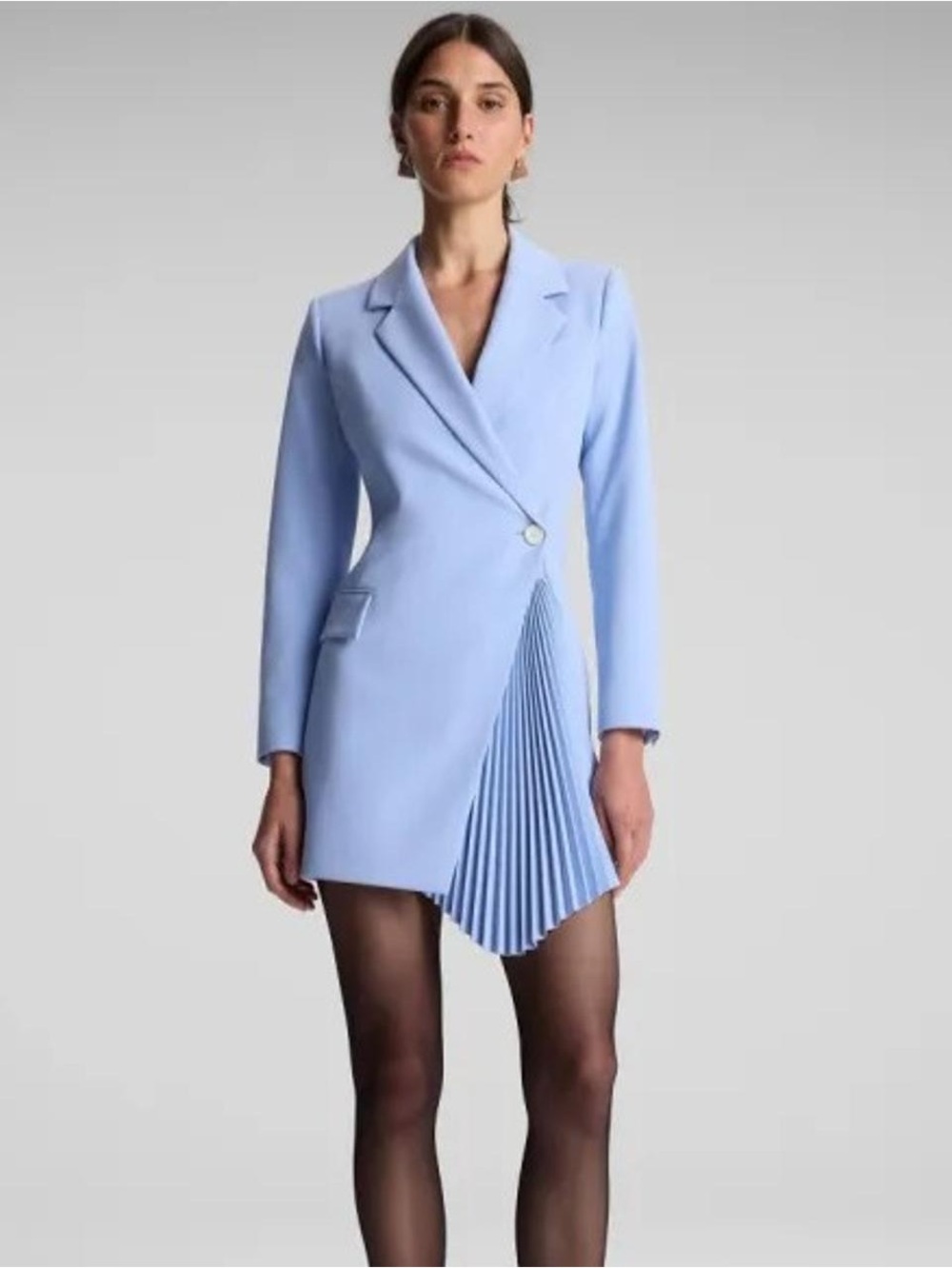 NEW A.L.C Juliet Pleated Blazer Mini Dress
